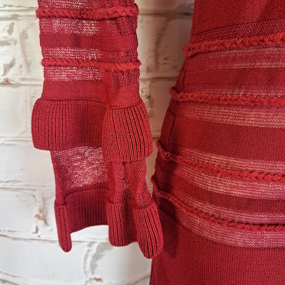 For Love & lemons knitz Rivington raspberry dress‎ - Picture 3 of 11